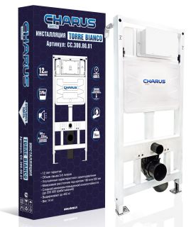 Инсталляция для подвесного унитаза Charus Torre Bianca CC.300.80.01